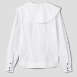 GANNI Fitted Shirt - Bright White