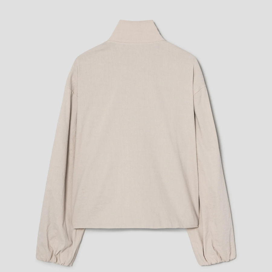 Theory Women Good Crunch Zip Blouson Jacket - Straw