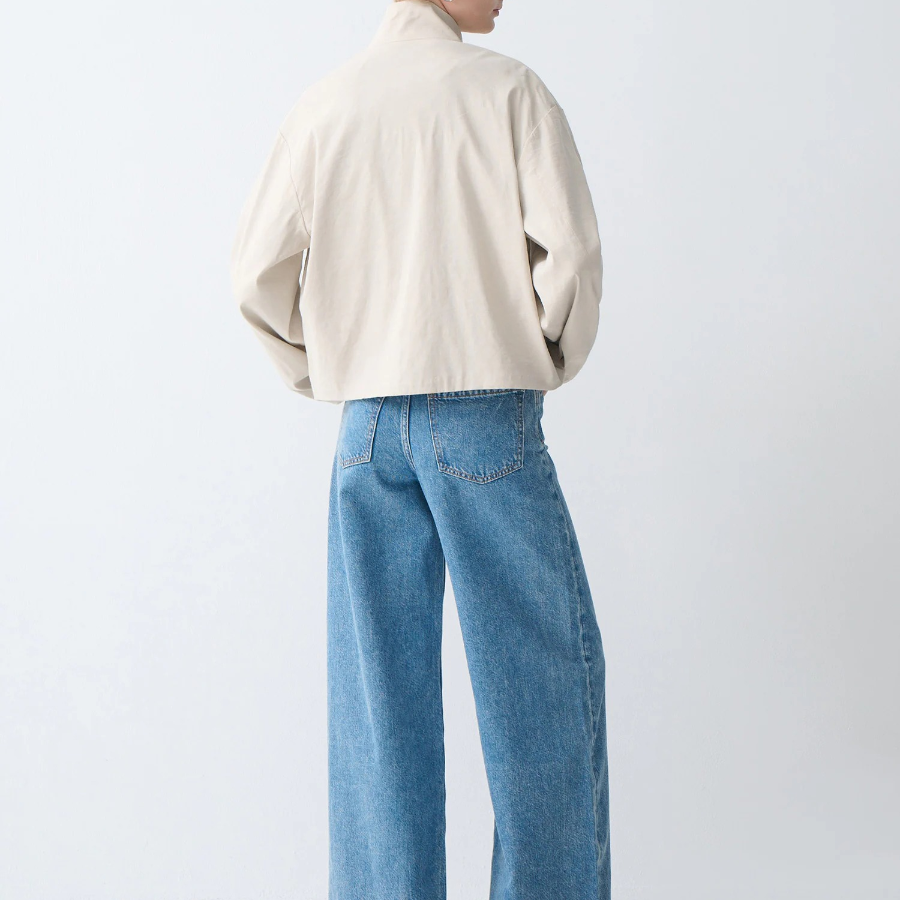 Theory Women Good Crunch Zip Blouson Jacket - Straw