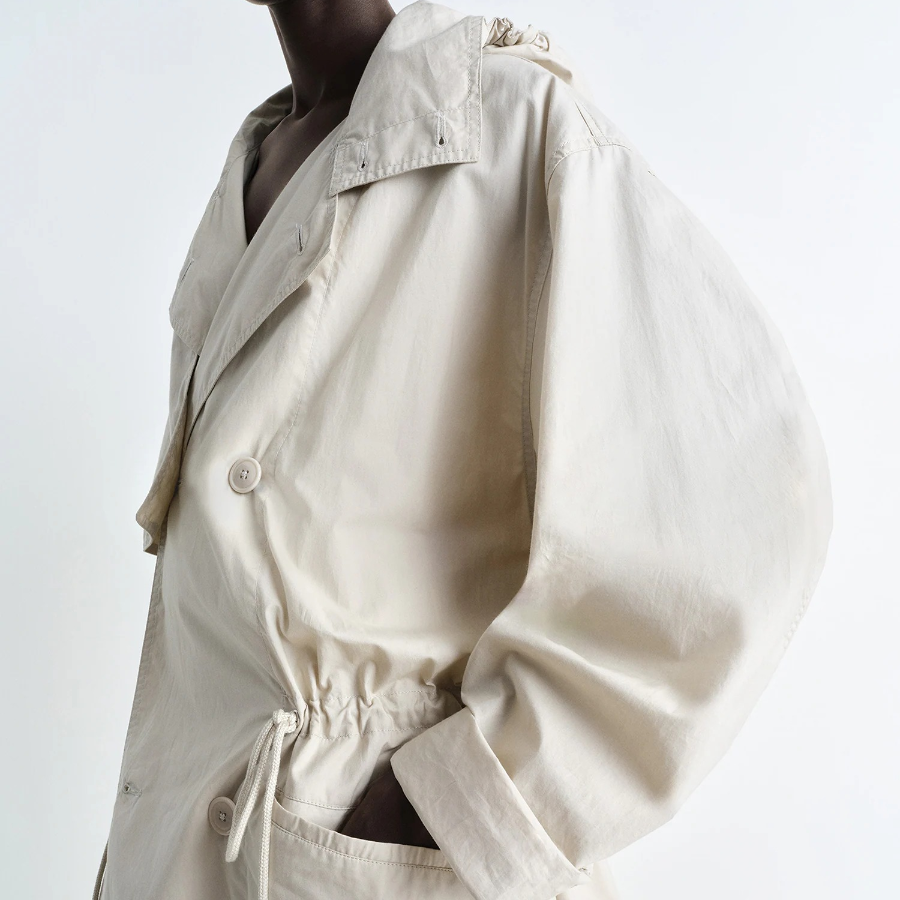 LEMAIRE – Light Hooded Trench