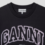 GANNI [EXCLUSIVE] Basic Cotton Jersey Animals Relaxed T-shirt - Ash