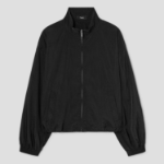 Theory Women Feather Nylon Zip Blouson Jacket - Black