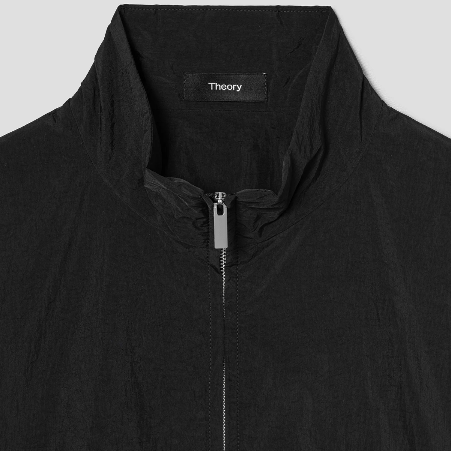 Theory Women Feather Nylon Zip Blouson Jacket - Black