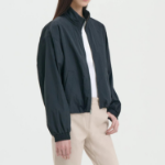 Theory Women Feather Nylon Zip Blouson Jacket - Black