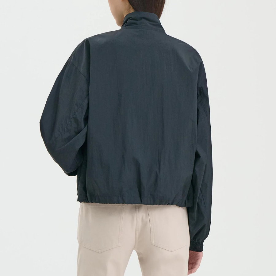 Theory Women Feather Nylon Zip Blouson Jacket - Black