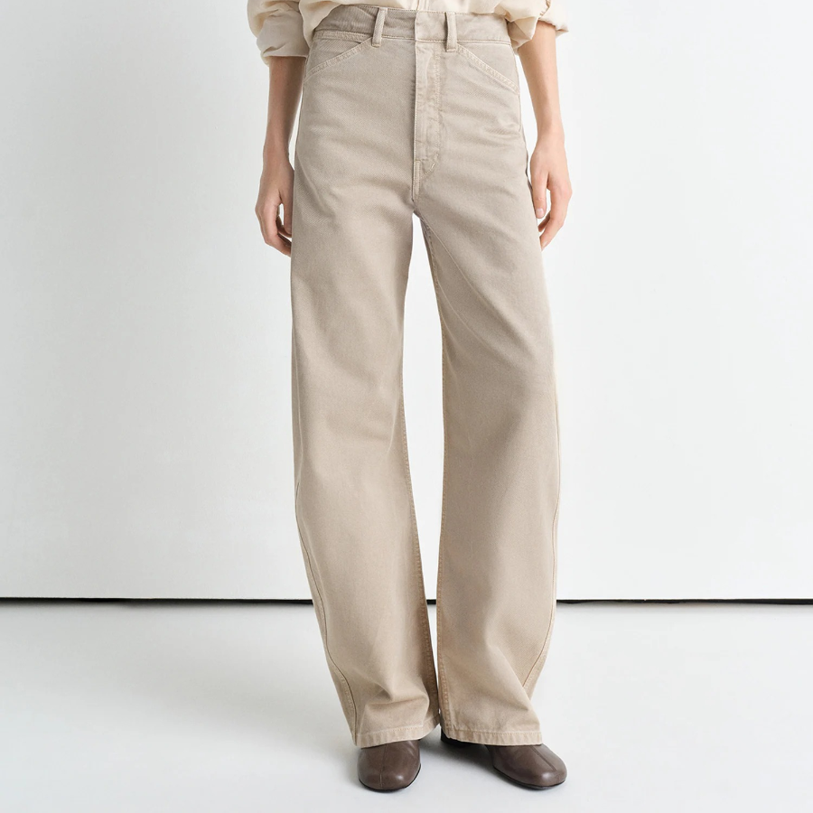 LEMAIRE – High Waisted Curved Pants