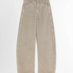 LEMAIRE – High Waisted Curved Pants