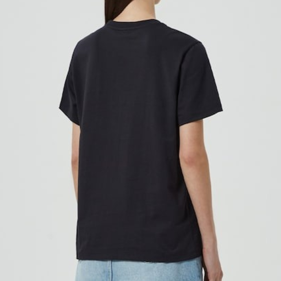 GANNI [EXCLUSIVE] Basic Cotton Jersey Katty Relaxed T-shirt - Ash