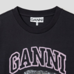 GANNI [EXCLUSIVE] Basic Cotton Jersey Katty Relaxed T-shirt - Ash