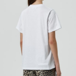 GANNI [EXCLUSIVE] Basic Cotton Jersey Poodle Relaxed T-shirt - White