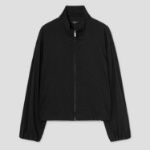 Theory Women Good Crunch Zip Blouson Jacket - Black