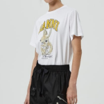 GANNI Basic Jersey Baby Bun Relaxed T-Shirt - White