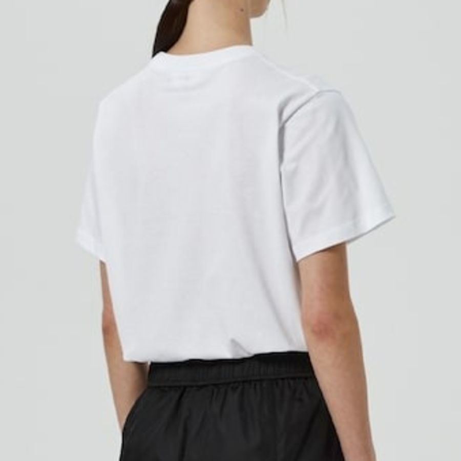 GANNI Basic Jersey Baby Bun Relaxed T-Shirt - White