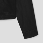 Theory Women Cotton Chino Hood Crop Jacket - Black