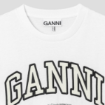GANNI Basic Cotton Jersey Animals Relaxed T-shirt - White