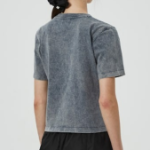 GANNI Heavy Cotton Jersey Heart Small T-Shirt - Ash