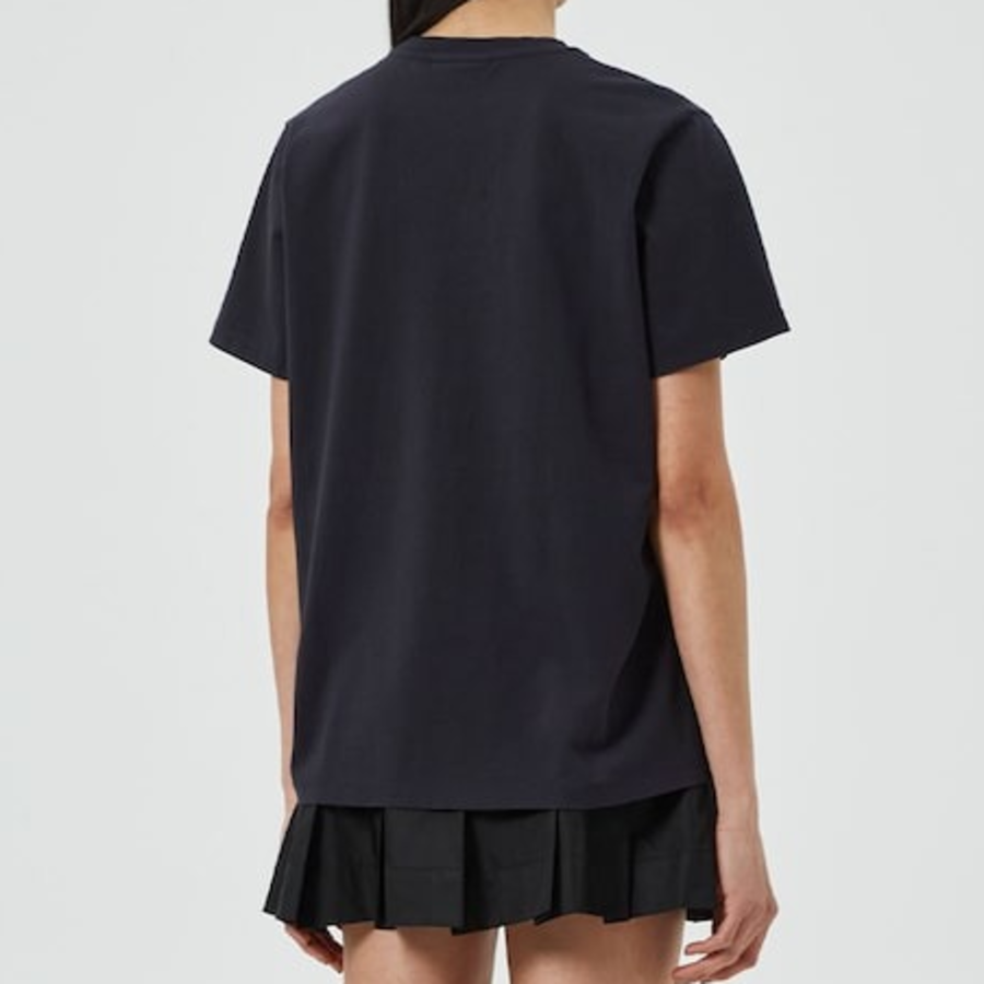 GANNI [EXCLUSIVE] Basic Cats Relaxed T-shirt - Phantom