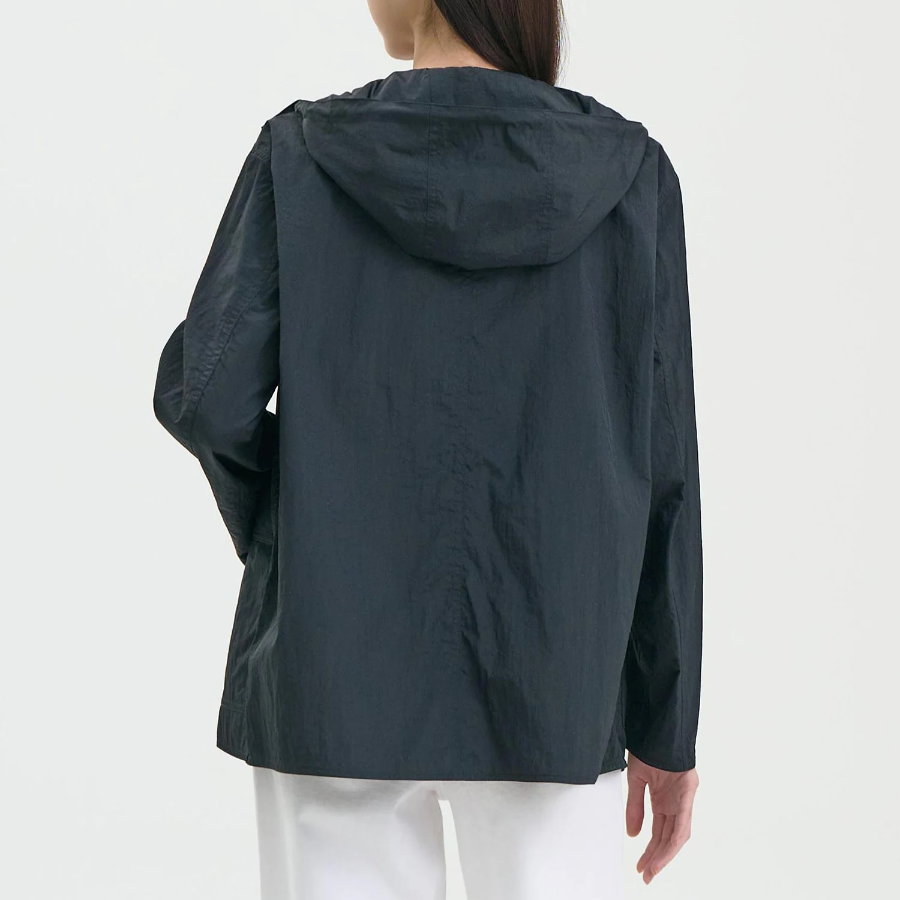 Theory Women Feather Nylon Hood Patch Jacket - Black