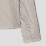 Theory Women Crisp Nylon Crew Neck Zip Up Jacket - Shadow