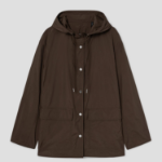 Theory Women Feather Nylon Hood Patch Jacket - Clove