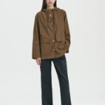 Theory Women Feather Nylon Hood Patch Jacket - Clove