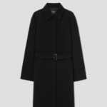 Theory Women Admiral Crepe Carcoat - Black