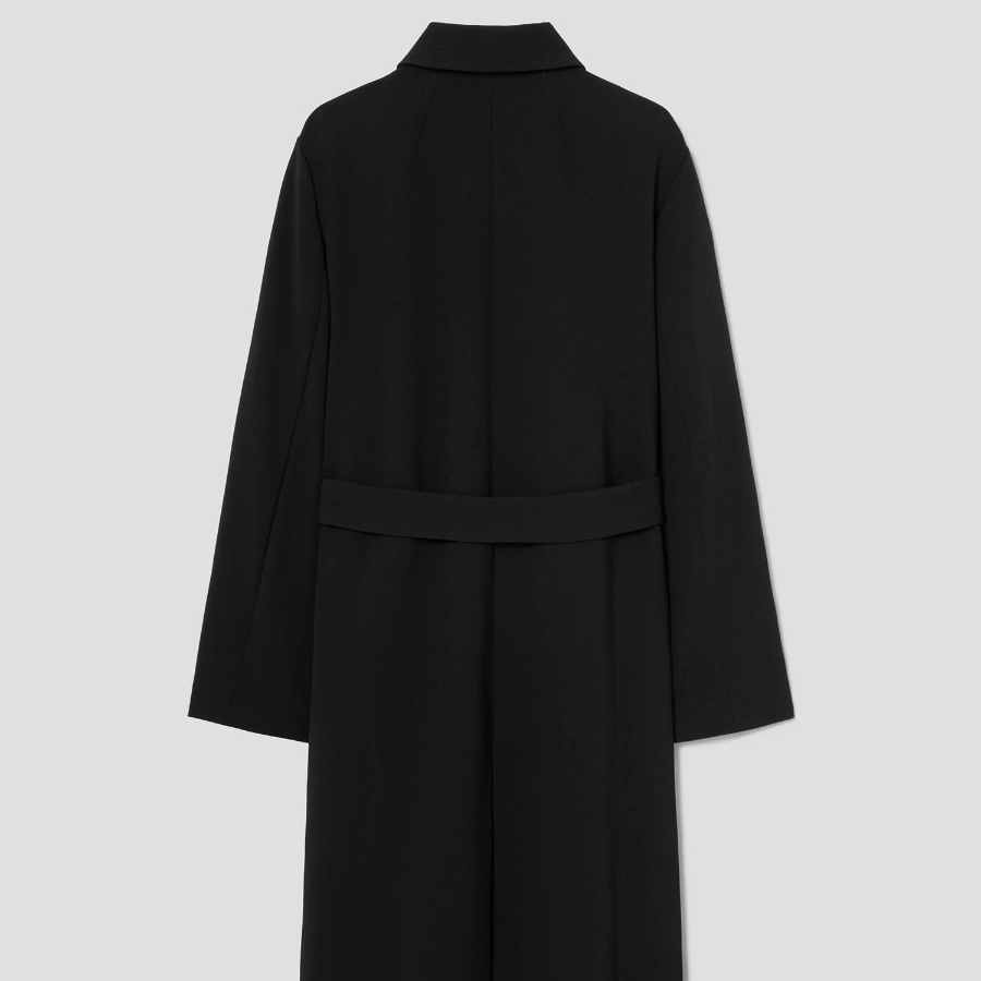 Theory Women Admiral Crepe Carcoat - Black