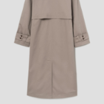 Theory Women Cotton Trench Double Trench - Soft Taupe