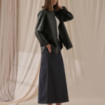 Theory Women Paper Nappa Straight Shirt - Black