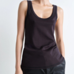 LEMAIRE – Rib Tank Top - Squid Ink