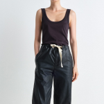 LEMAIRE – Rib Tank Top - Squid Ink