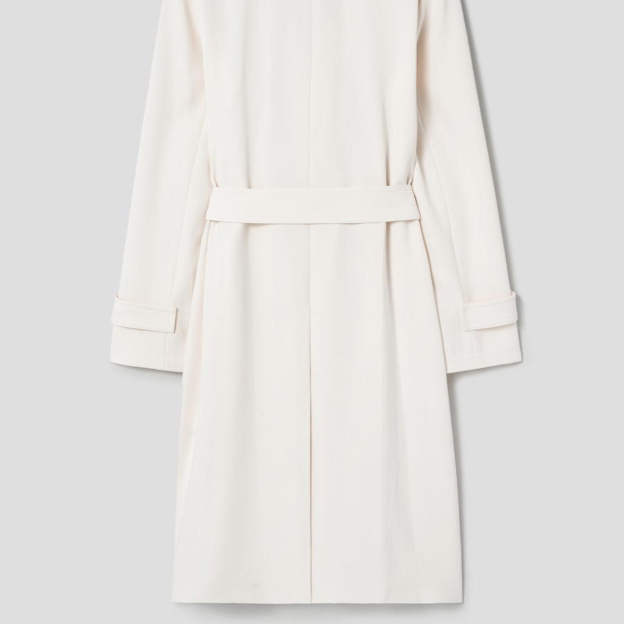 Theory Women Admiral Crepe Oaklane Trench Coat - Ivory