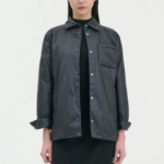 Theory Women Polished Nylon Pocket Shirt Puffer - Black