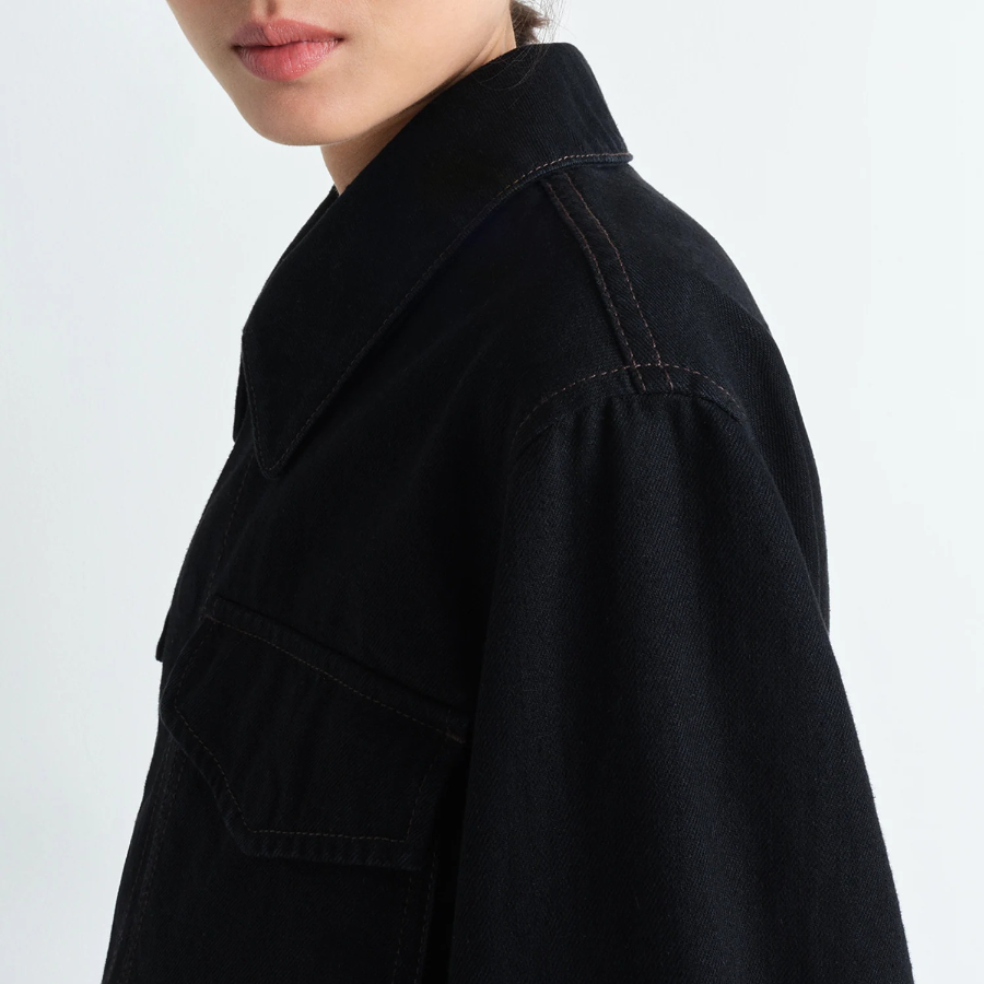 LEMAIRE – Two Pocket Cropped Jacket - Black