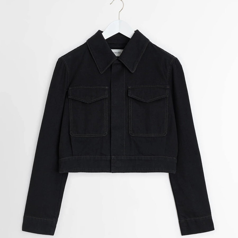LEMAIRE – Two Pocket Cropped Jacket - Black