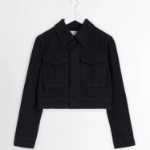 LEMAIRE – Two Pocket Cropped Jacket - Black