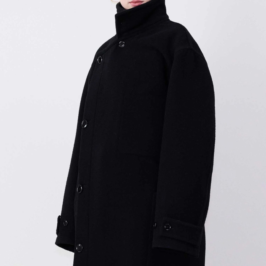 LEMAIRE – Wrap Coat - Black