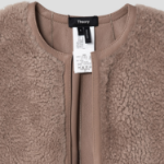 Theory Women Curl Shearling Vest - Yellowish Brown