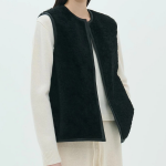 Theory Women Curl Shearling Vest - Black