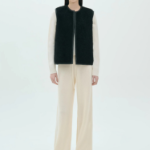 Theory Women Curl Shearling Vest - Black