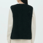 Theory Women Curl Shearling Vest - Black
