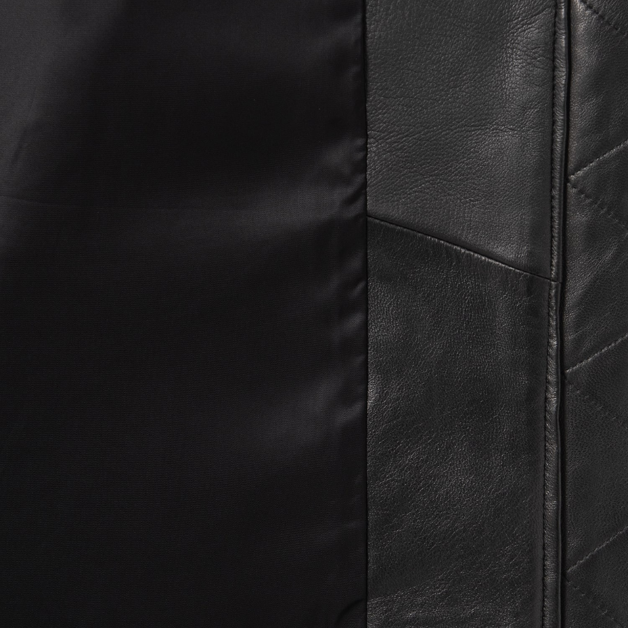 Theory Women Point Nappa Oversized Flight Jacket - Black