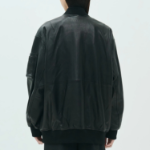 Theory Women Point Nappa Oversized Flight Jacket - Black