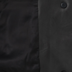 Theory Women Point Nappa Oversized Crop Trench - Black