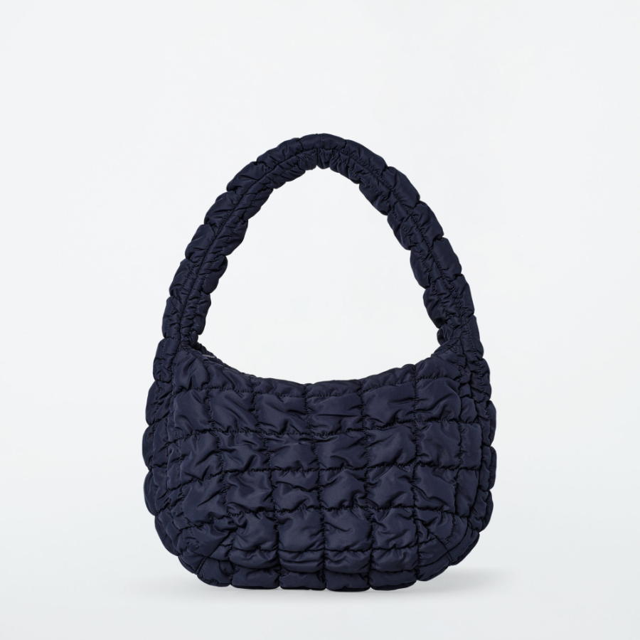 COS Quilted Mini Bag – Navy