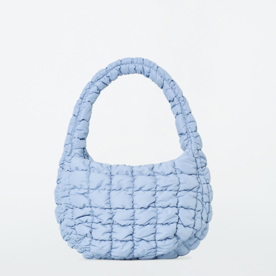 COS Quilted Mini Bag – Light Blue