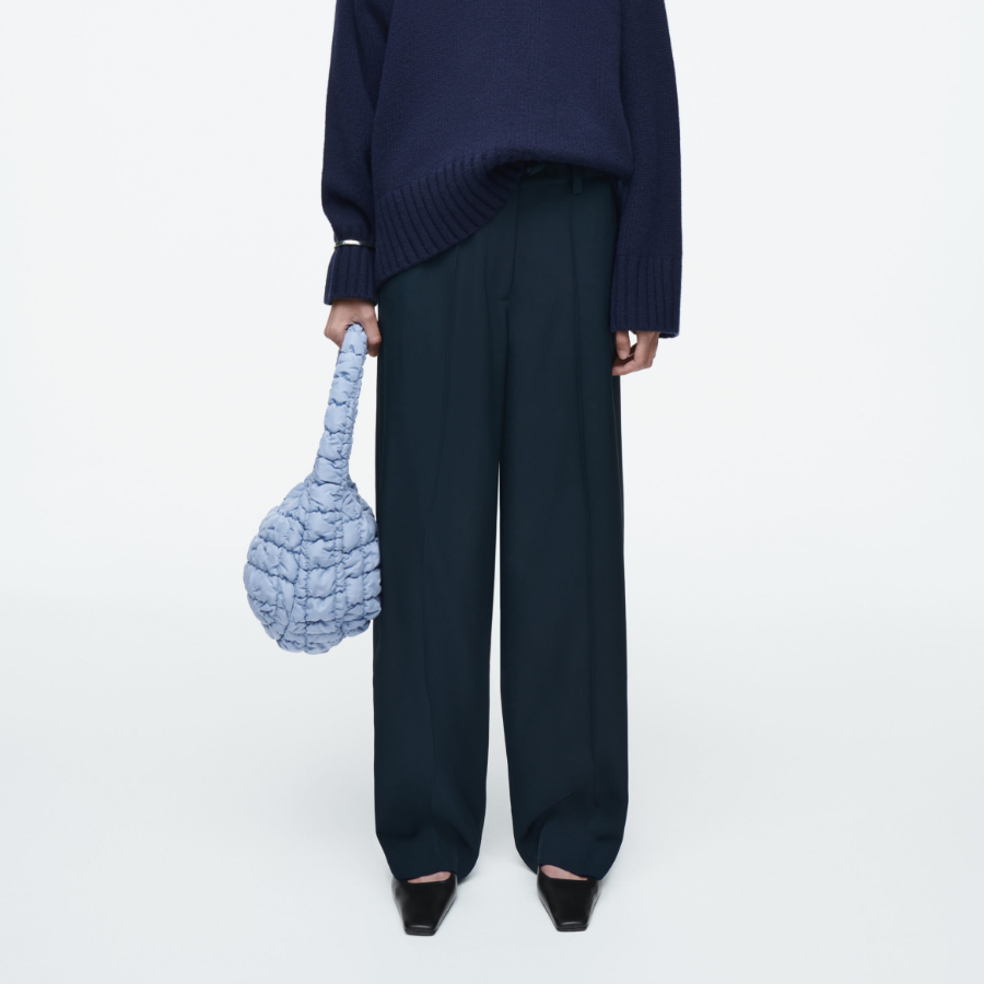 COS Quilted Mini Bag – Light Blue