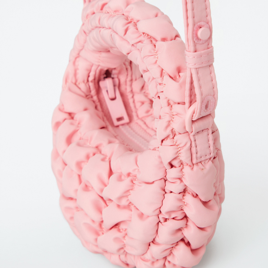 COS Quilted Nano Crossbody Bag – Light Pink