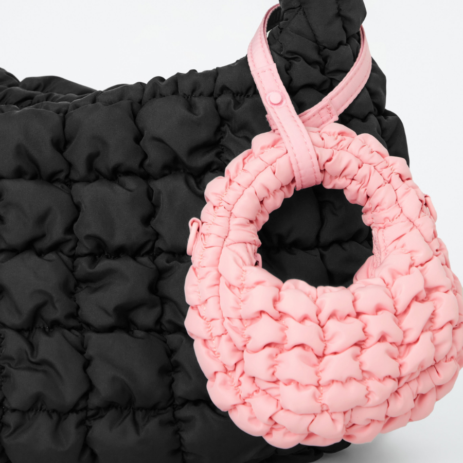 COS Quilted Nano Crossbody Bag – Light Pink