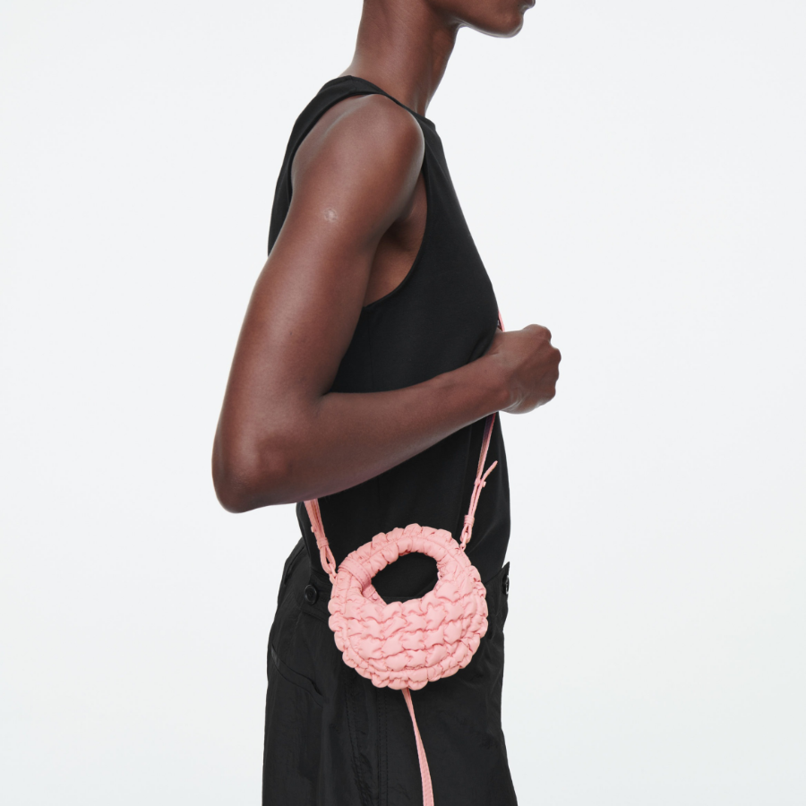 COS Quilted Nano Crossbody Bag – Light Pink